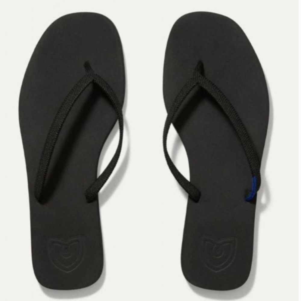 Rothy's Flip Flop in Black Size 6